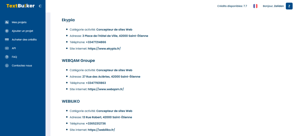 Text bulker test seo local