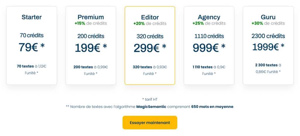 textbulker-prix-tarif
