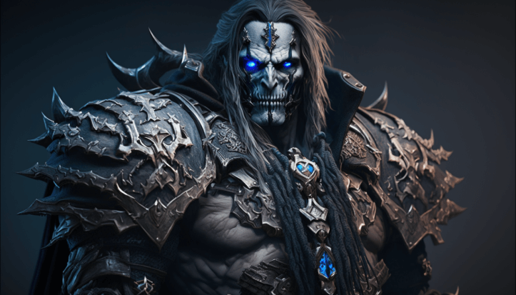 Un chevalier de la mort - image par Midjourney