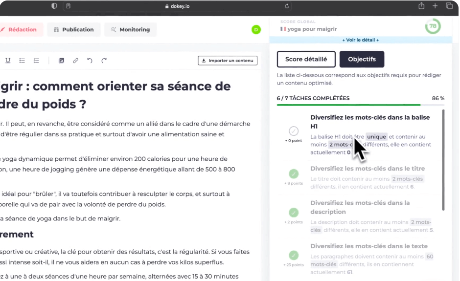 dokey optimisation seo