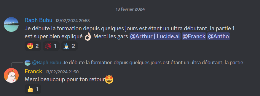 avis des membres de la formation wizards academy