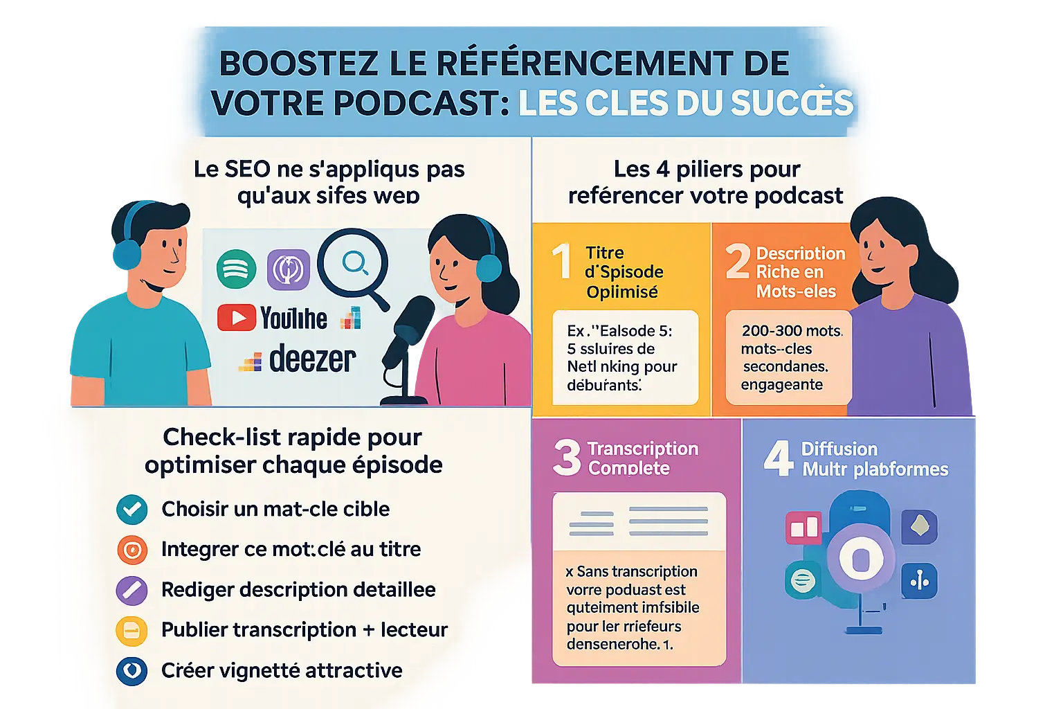Illustration du <strong></noscript>podcast SEO</strong>