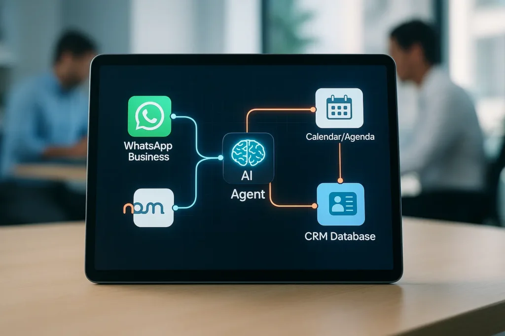 Connecter WhatsApp Business à n8n pour agent IA automatisé
