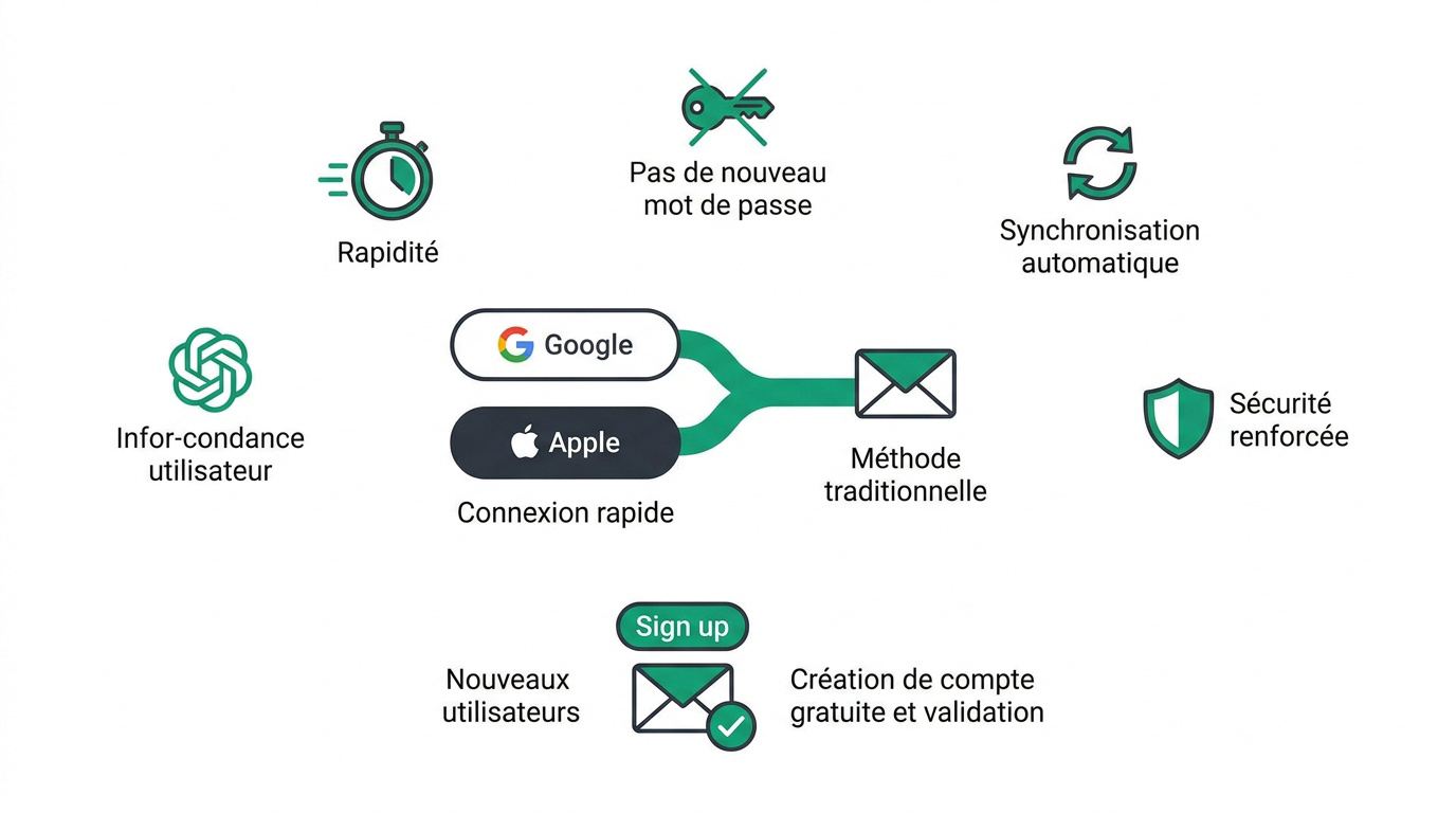 Interface de connexion simplifiée pour accéder à son compte utilisateur