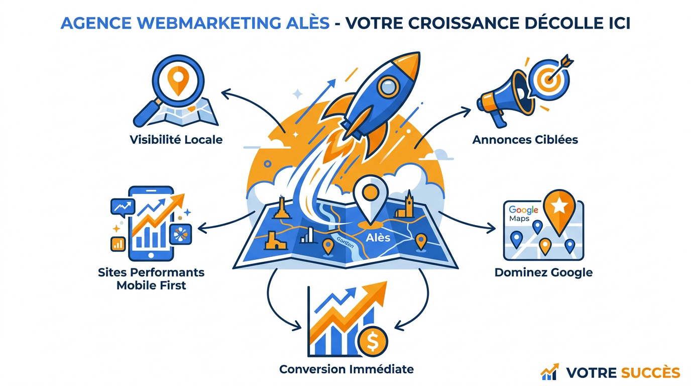 Expertise d'une agence webmarketing à Alès pour booster la croissance digitale locale