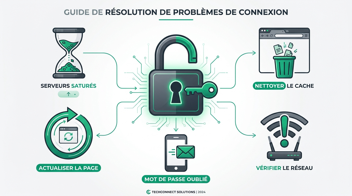 Illustration des étapes pour résoudre un problème de connexion à OpenAI