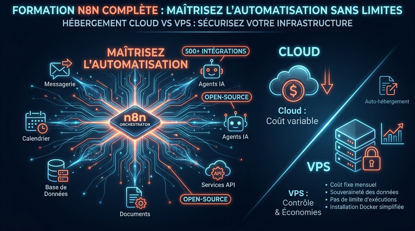 Comparatif entre n8n Cloud et hébergement VPS pour optimiser les automatisations